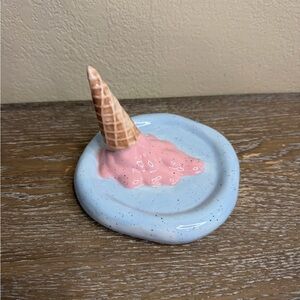 Target Bullseye Ceramic Trinket Dish Ice Cream